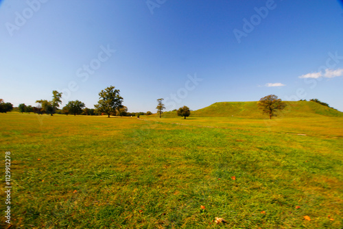 Monks Mound, Cahokia Mounds State Historic Site, Collinsville, Illinois photo