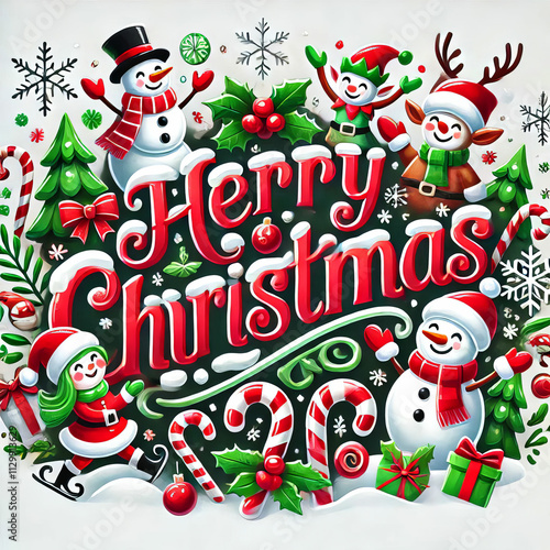 merry Christmas Typography