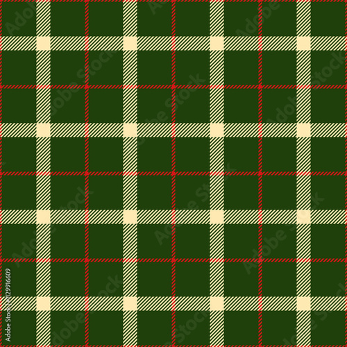 tartan textured plaid design, christmas checkered seamless pattern, winter wrapping paper vector template