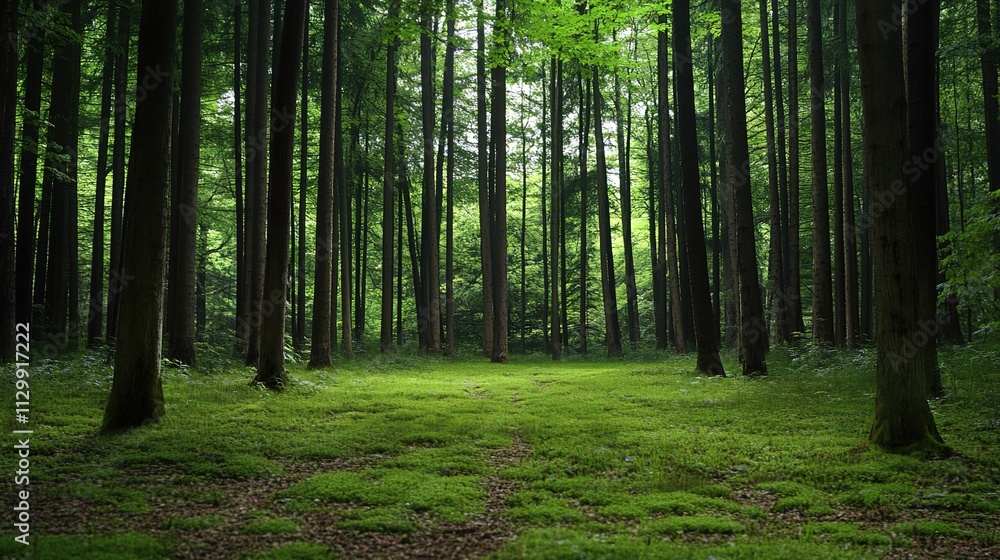 Obraz premium Eerieliminal Environment: A Mysterious and Atmospheric Space