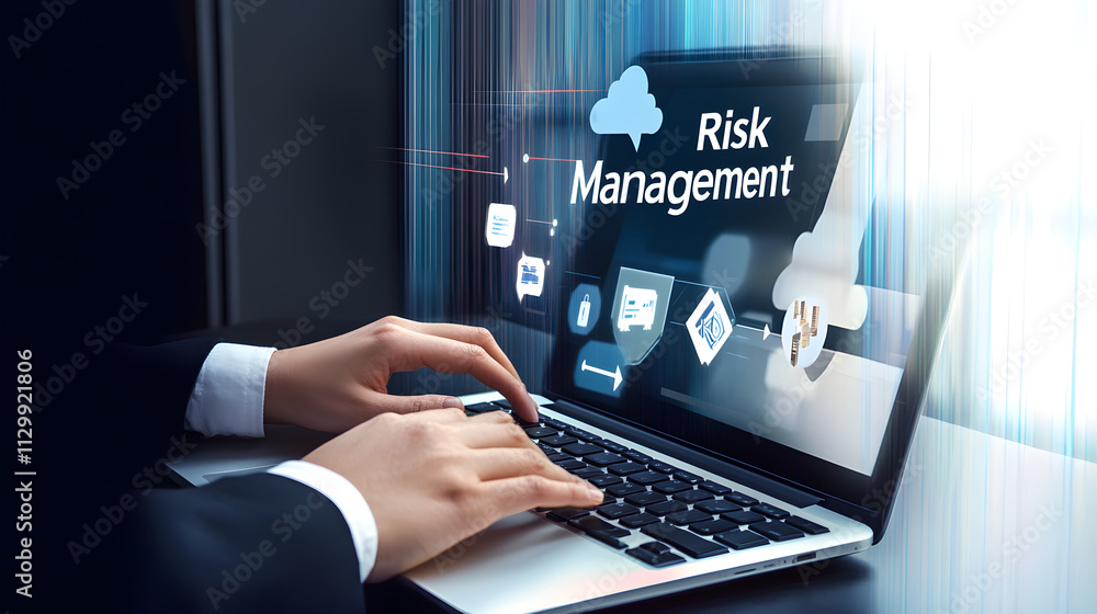Fototapeta premium Innovative Technology Risk Management Solutions for Modern Business Challenges
