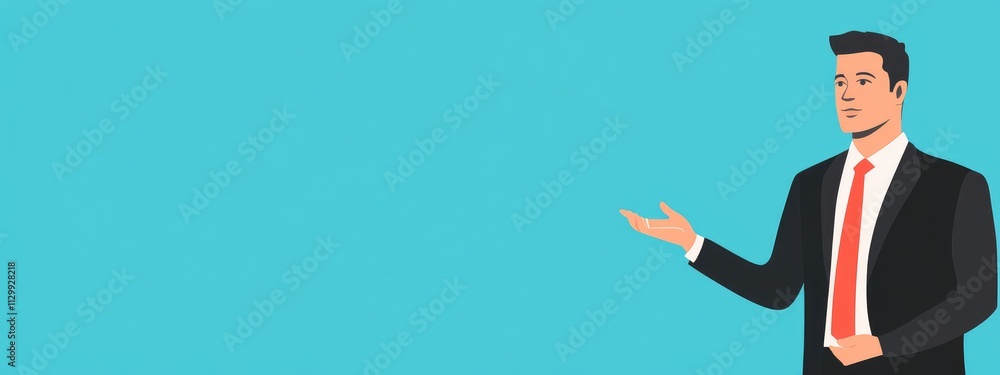 A man in a suit gesturing, likely presenting or explaining something. A man in a suit gesturing, likely presenting or explaining something.