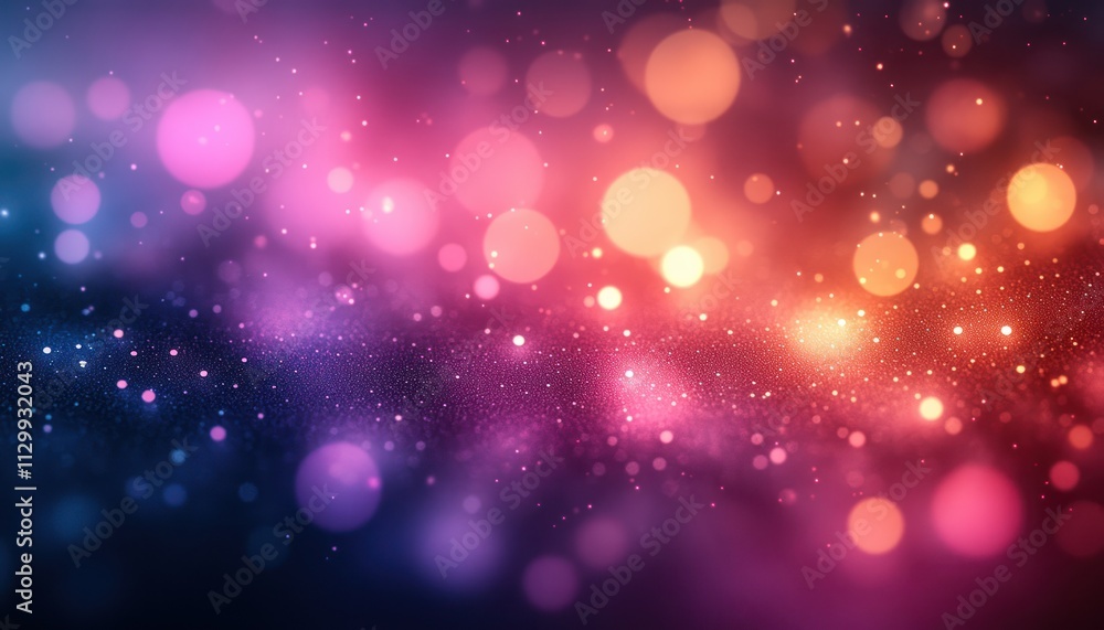 Abstract Impressionism Composition with Bokeh Lights and Diffused Lighting Effects Abstract Impressionism Composition with Bokeh Lights and Diffused Lighting Effects