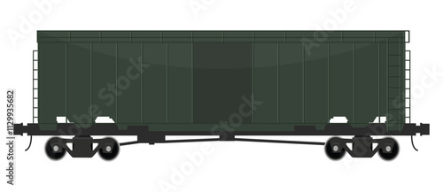 Carrier wagon bogie flat design, rail wagon