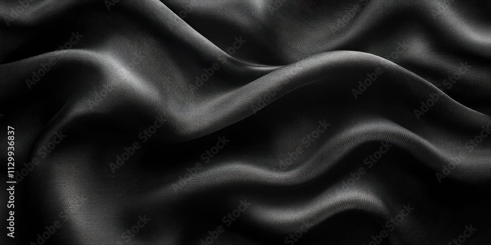 Abstract Black Fabric Folds Minimalism Textures Modern Nature Abstract Black Fabric Folds Minimalism Textures Modern Nature