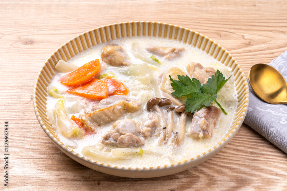 鶏とはくさいのクリーム煮 鶏とはくさいのクリーム煮