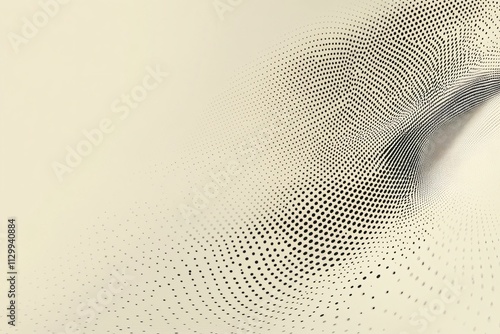 Abstract Black Dot Pattern on Light Background for Modern Designs