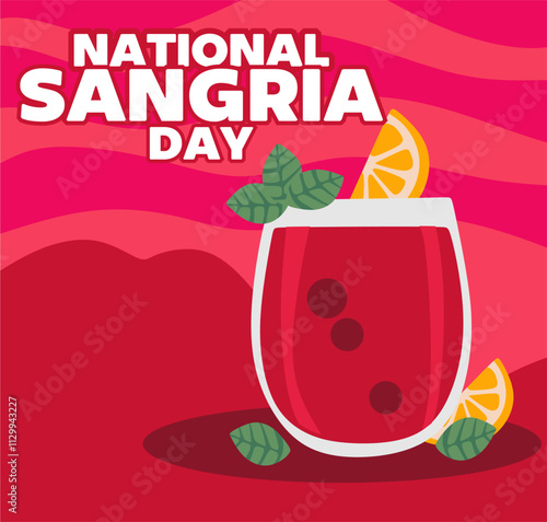 National Sangria Day with refreshing sangria drinks