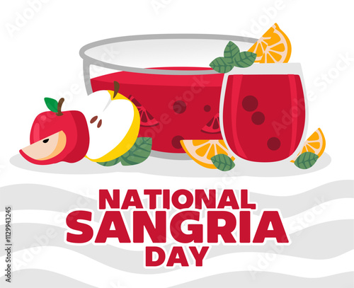 National Sangria Day with refreshing sangria drinks