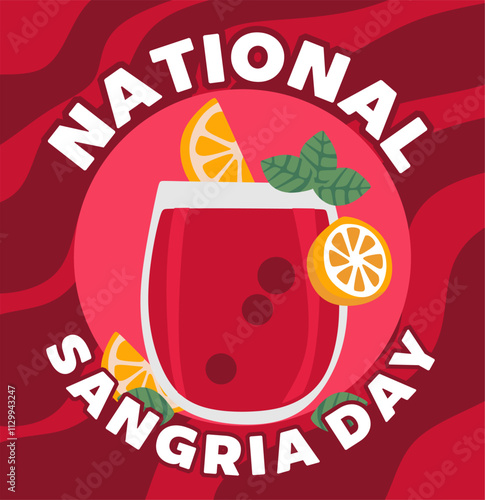 National Sangria Day with refreshing sangria drinks
