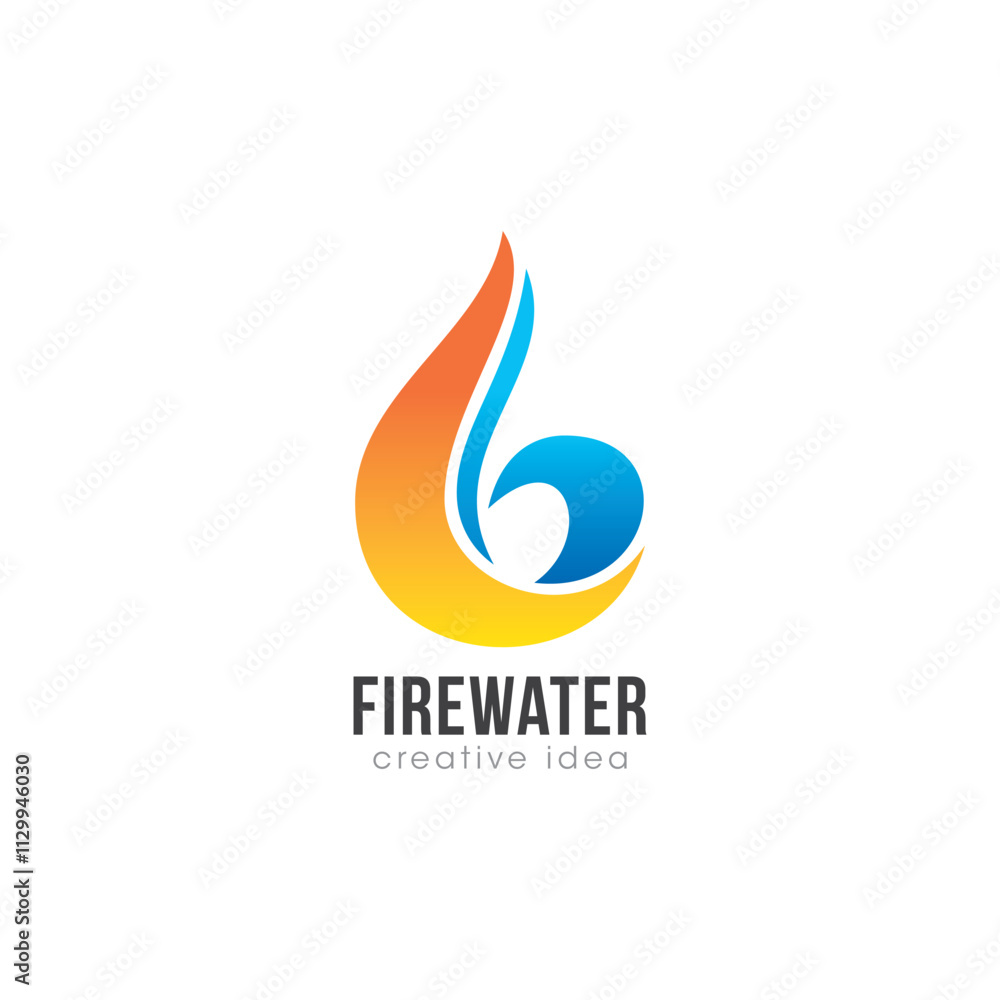 Creative Fire and Water Concept Logo Design Template
Creative Fire and Water Concept Logo Design Template