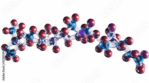 Ubiquitin protein structure, illustration. Omnipresent. Illustration photo