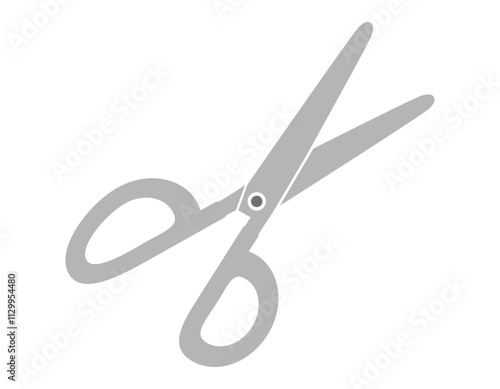 可愛いハサミのイラスト　はさみのアイコン