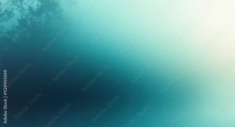 Serene Teal to Blue Gradient Background with Grainy Texture for Abstract Design Serene Teal to Blue Gradient Background with Grainy Texture for Abstract Design
