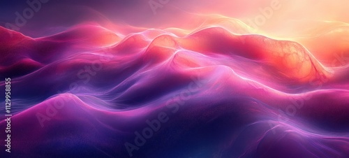 Magenta Purple Gradient Abstract Background Elegant Design Space Trend 2025 Smooth Texture