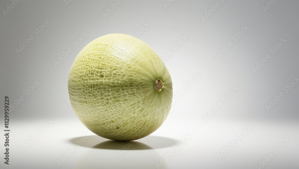 Fresh honeydew melon isolated on a white background Fresh honeydew melon isolated on a white background