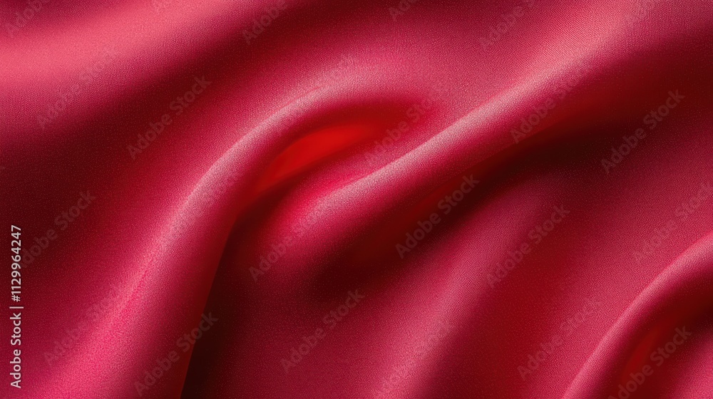 Fototapeta premium Red Silk Texture Abstract Background Soft Lighting Gradient Fabric Luxury Elegant Design