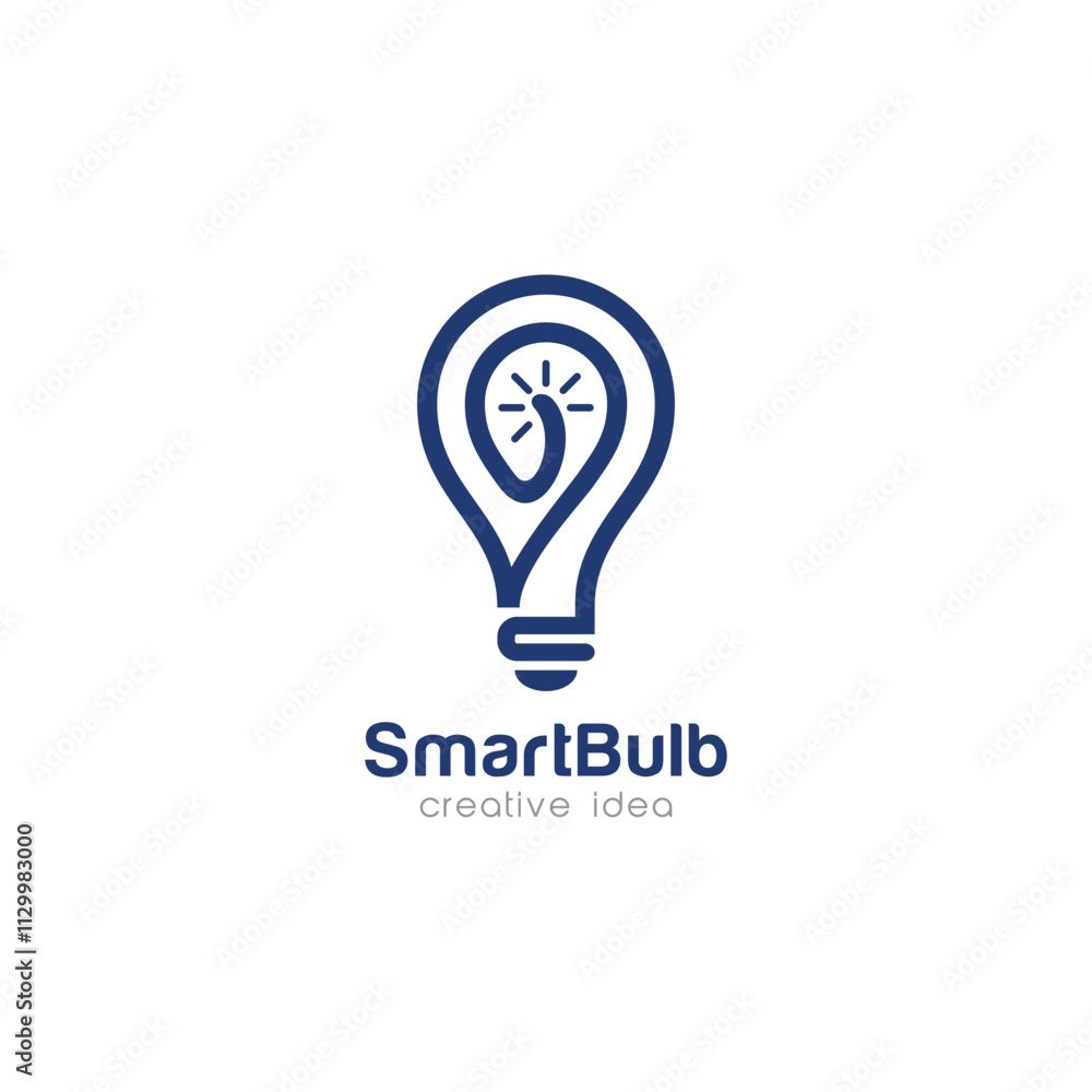 Creative Bulb Concept Logo Design Template Creative Bulb Concept Logo Design Template