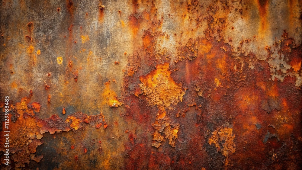 Highly Textured Rust A Detailed View of Oxidized Metal Surface Highly Textured Rust A Detailed View of Oxidized Metal Surface