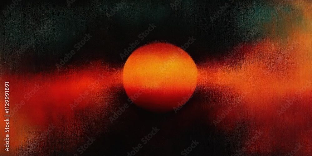 Vibrant Abstract Painting Bold Orange Black Gradients Soft Lighting Circular Composition Vibrant Abstract Painting Bold Orange Black Gradients Soft Lighting Circular Composition
