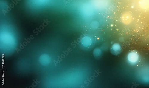 Turquoise Abstract Background Dreamy Texture Light Blue Mint Sea Green Ethereal Blur Bokeh Grunge Grain Metallic Fabric Impressionist Design