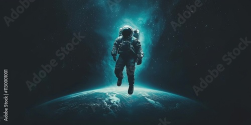 Wallpaper Mural Astronaut Spacewalk Earth Cosmos Exploration Universe Torontodigital.ca