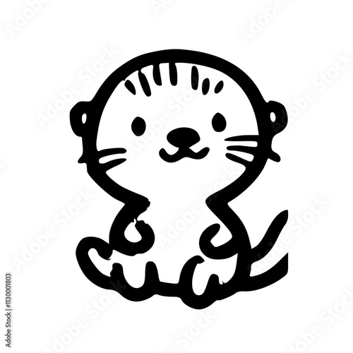 Endearing Otter Icons A Delightful Collection of Lovable Animal Characters in a Variety of Fun and Playful Styles