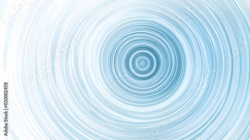 Concentric circles in layers on white background Twine. Illustration