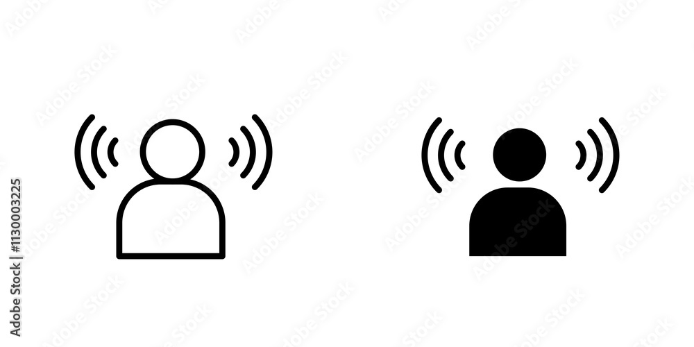 Brand awareness outlined and solid icon vector collection. Brand awareness outlined and solid icon vector collection.