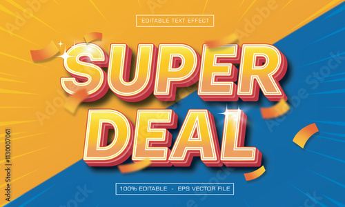 Super Deal Text Effect, Editable Promotion Text Style