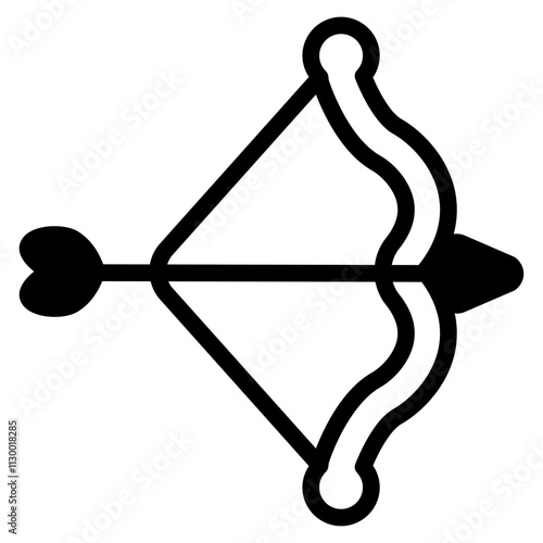 Archery Glyph Icon