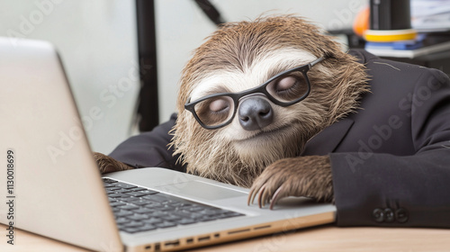 Sloth in a Suit: A funny im...