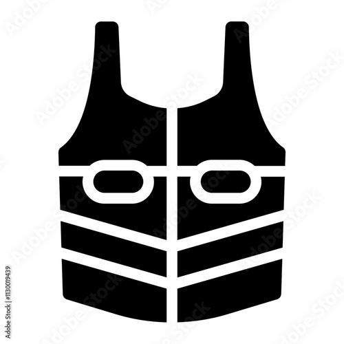 Body protector Solid Icon