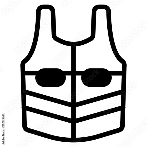 Body protector Glyph Icon