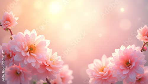 Blooming Spring Florals with Gentle Pastel Highlights