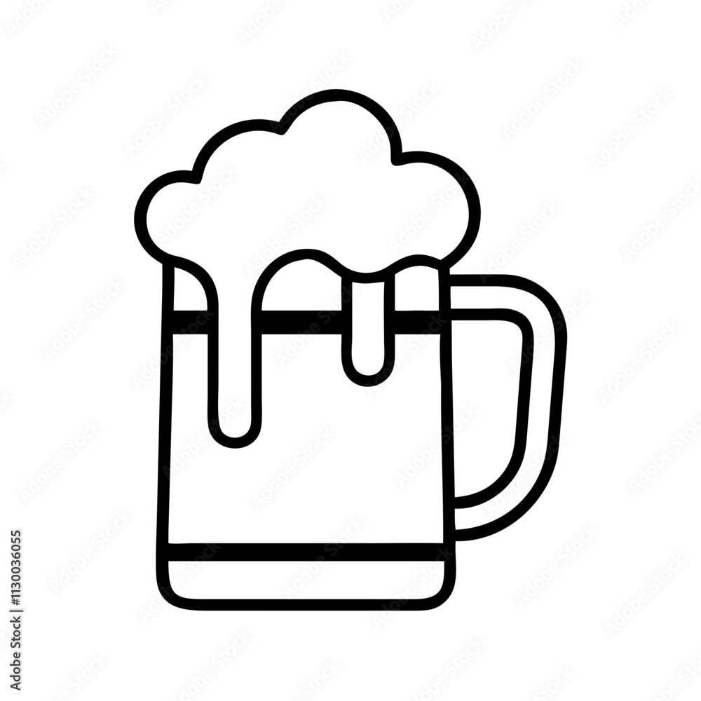 green beer mug icon, st patricks day line art, patrick’s day icon - simple black line art icon of green beer mug for st patrick’s day celebrations. patricks day vector art. green beer mug icon, st patricks day line art, patrick’s day icon - simple black line art icon of green beer mug for st patrick’s day celebrations. patricks day vector art.