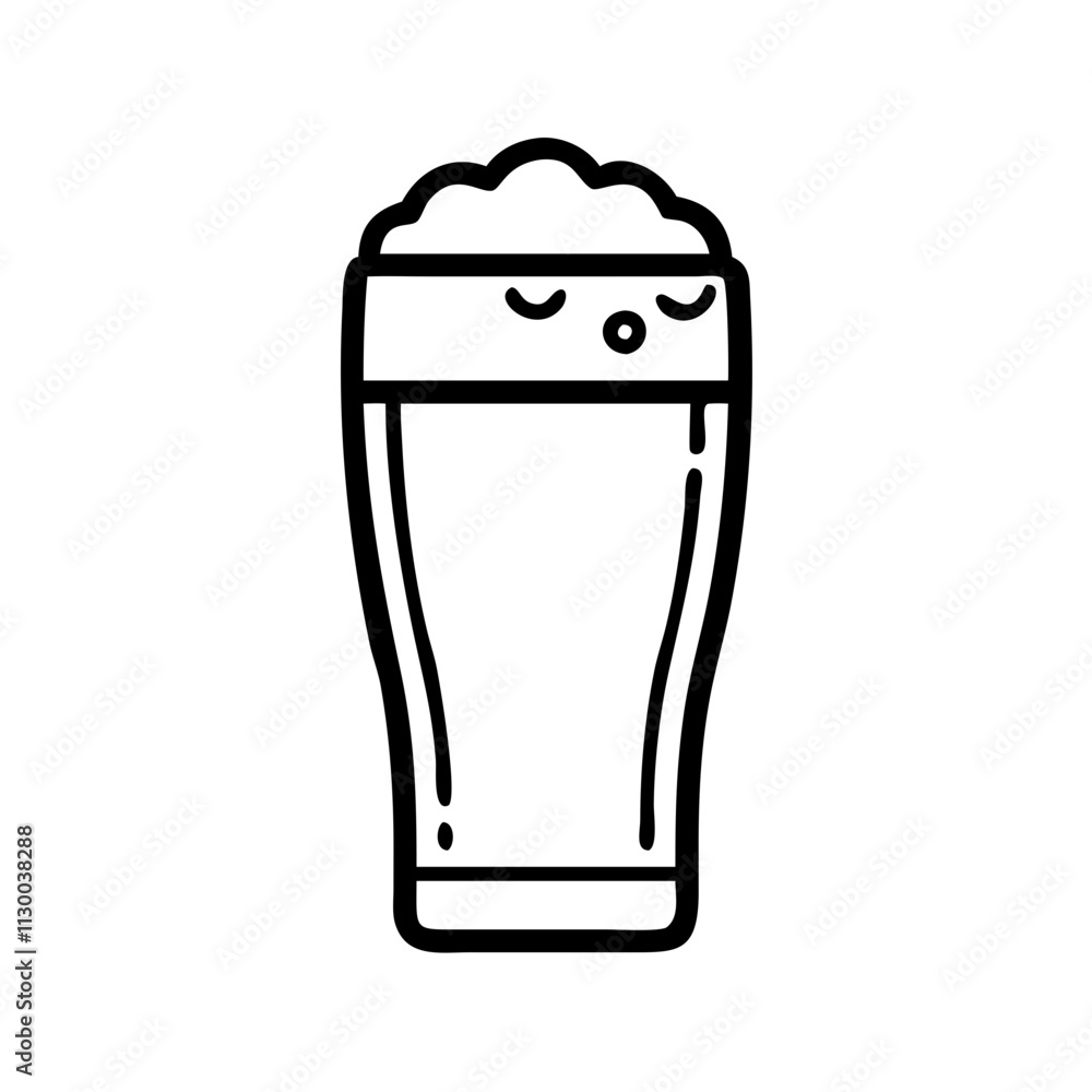pint of stout icon, st patricks day line art, patrick’s day icon - simple black line art icon of pint of stout for st patrick’s day celebrations. patricks day vector art. pint of stout icon, st patricks day line art, patrick’s day icon - simple black line art icon of pint of stout for st patrick’s day celebrations. patricks day vector art.