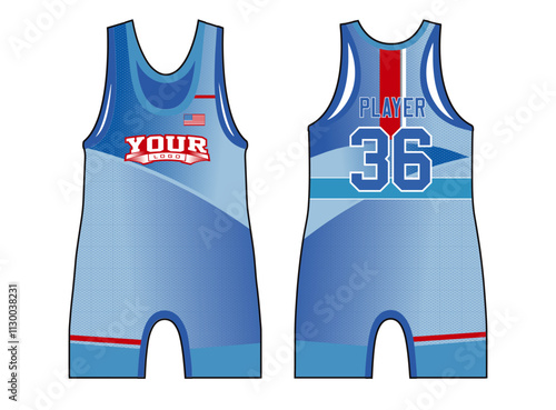 The wrestling singlets mockup is a perfect fit for all sports. The designs that go on casual wear, shirts, fashion apparel, and all kinds of team uniform