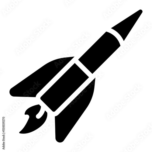 Missile Solid Icon