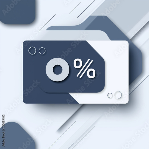 Discount membership card with abstract design photo