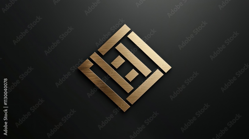Chic luxury logo with sleek, modern design, incorporating elegant gold or white tones Chic luxury logo with sleek, modern design, incorporating elegant gold or white tones