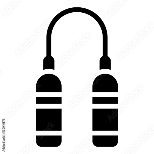 Nunchaku Solid Icon