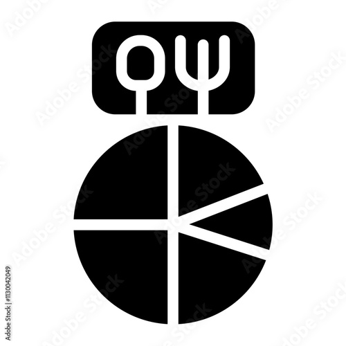Portion control Solid Icon