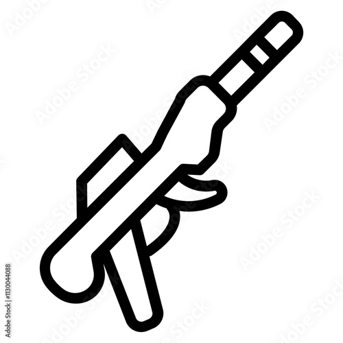 Rifle Line Icon