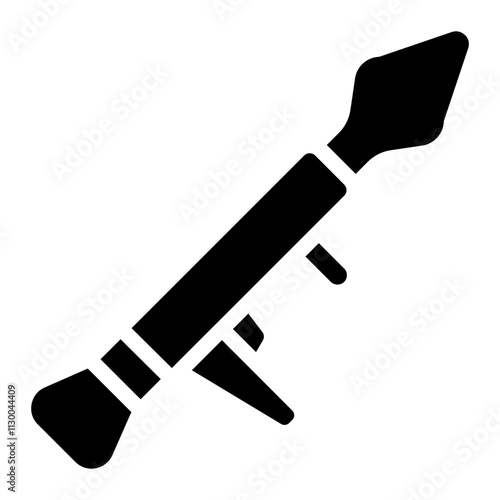 Rocket launcher Solid Icon