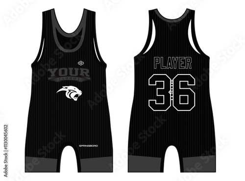 The Wrestling Singlets template mockup is a perfect fit for all sports. The designs that go on casual wear, shirts, fashion apparel, and all kinds of team uniform