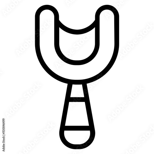 Slingshot Line Icon
