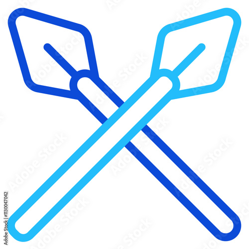 Spear Duoline Icon