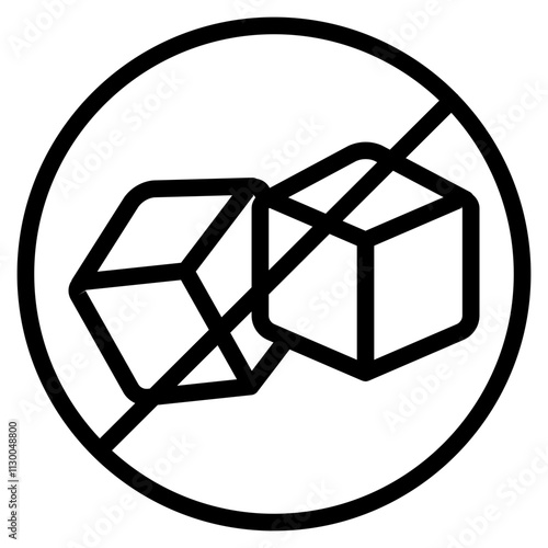 Sugar free Line Icon