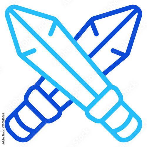 Swords Duoline Icon